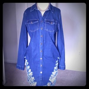 Fashion Nova: Stressing Over Nothin' Denim Dress